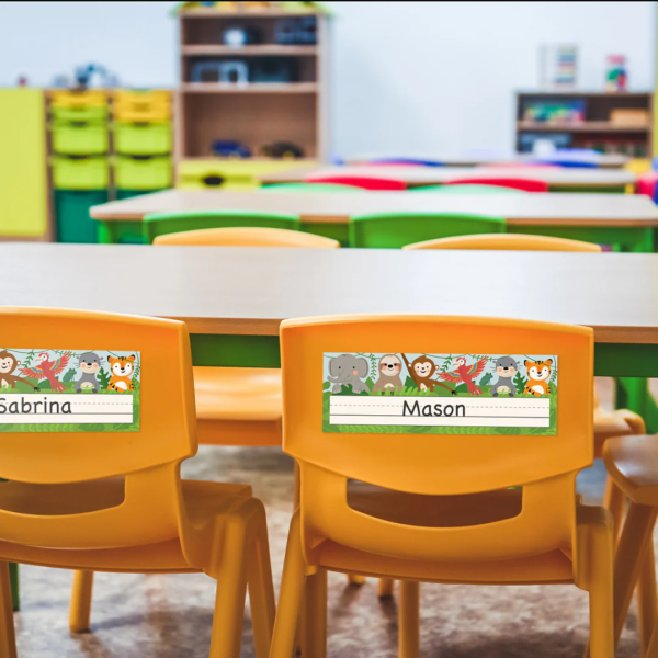 JUNGLE FRIENDS  NAME PLATES