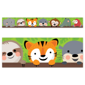 10983_1 JUNGLE FRIENDS EZ BORDER