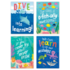 SEA FRIENDS INSPIRE U 4 POSTER PACK