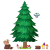 JUMBO PINE TREE  BULLETIN BOARD