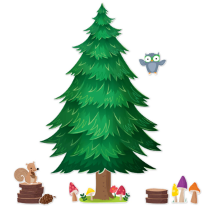 JUMBO PINE TREE  BULLETIN BOARD