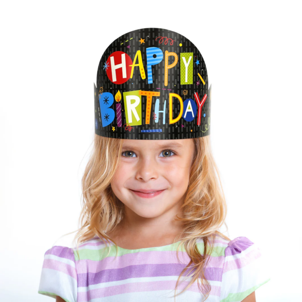 2817_4 HAPPY BIRTHDAY CROWNS