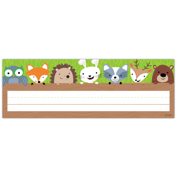 4400 WOODLAND FRIENDS NAME PLATES