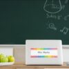 RAINBOW SCALLOPS PAINT NAME PLATES