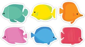 619jhf+XALL._AC_SL1500_ SCHOOL OF FISH 3 INCH DESIGNER CUT OUTS