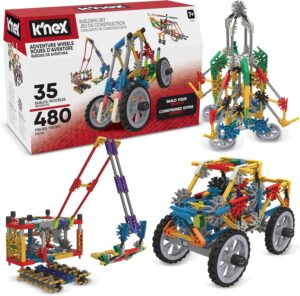 Set para armar 35 modelos - Adventure Wheels 480 pz