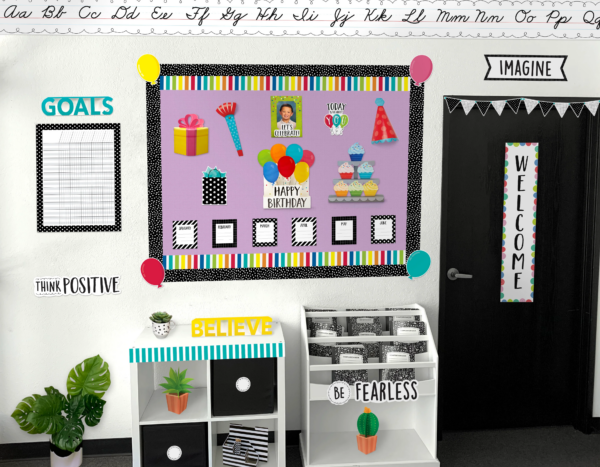 HAPPY BIRTHDAY  MINI BULLETIN BOARD