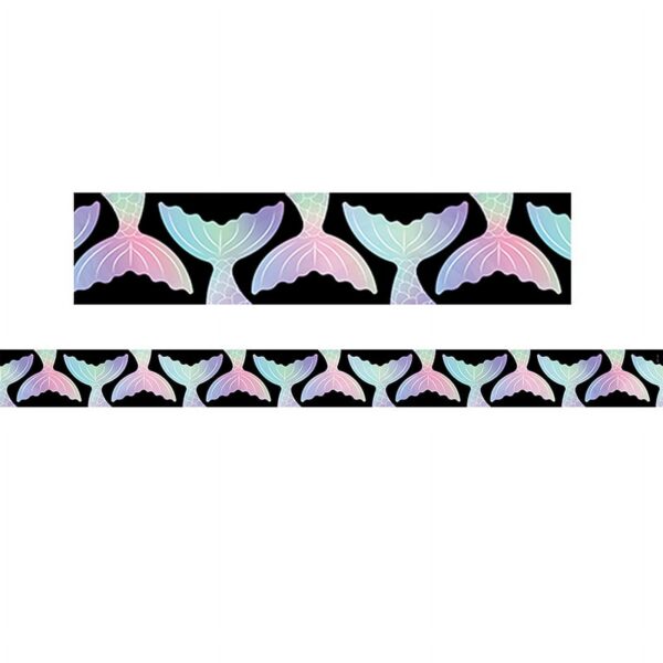 MYSTICAL MAGICAL MERMAID TAILS BORDER