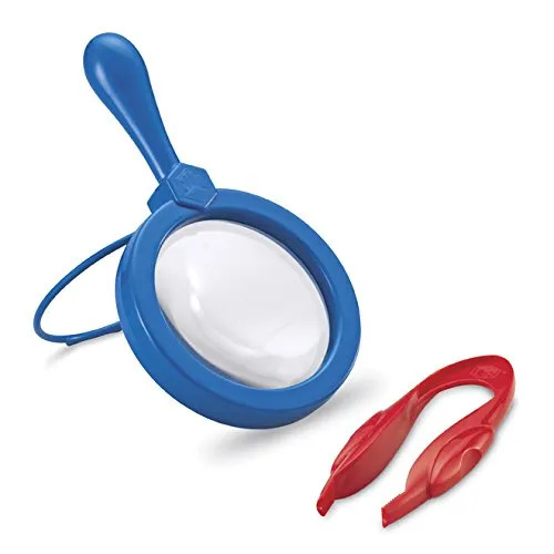 LUPA Y PINZAS - PRIMARY SCIENCE MAGNIFIER AND TWEEZERS