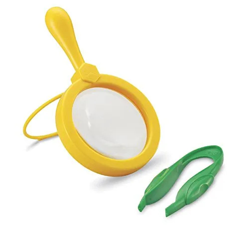 LUPA Y PINZAS - PRIMARY SCIENCE MAGNIFIER AND TWEEZERS