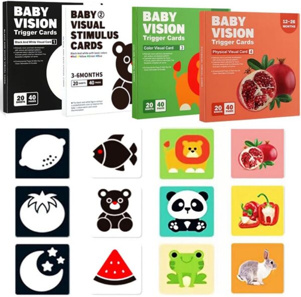 61vySUx2AGL._AC_SL1000_ TARJETAS BEBE 3 A 6 MESES - BABY VISUAL STIMULUS CARDS
