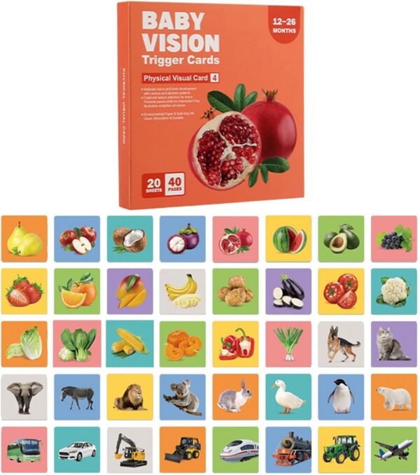 TARJETAS BEBE 12 A 36 MESES - BABY VISION TRIGGER CARDS