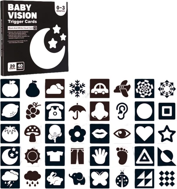 TARJETAS BEBE 0 A 3 MESES - BABY VISION TRIGGER CARDS