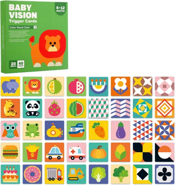 71EEjGALRjL._AC_SL1500_ TARJETAS BEBE 6 A 12 MESES - BABY VISION TRIGGER CARDS
