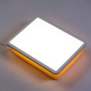 CAJA DE LUZ NARANJA