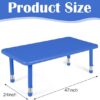 61muhkqFEjL._AC_SX679_ MESA RECTANGULAR MEDIDAS 120*60 CMS ALTURA AJUSTABLE DE 37 A 61 CM