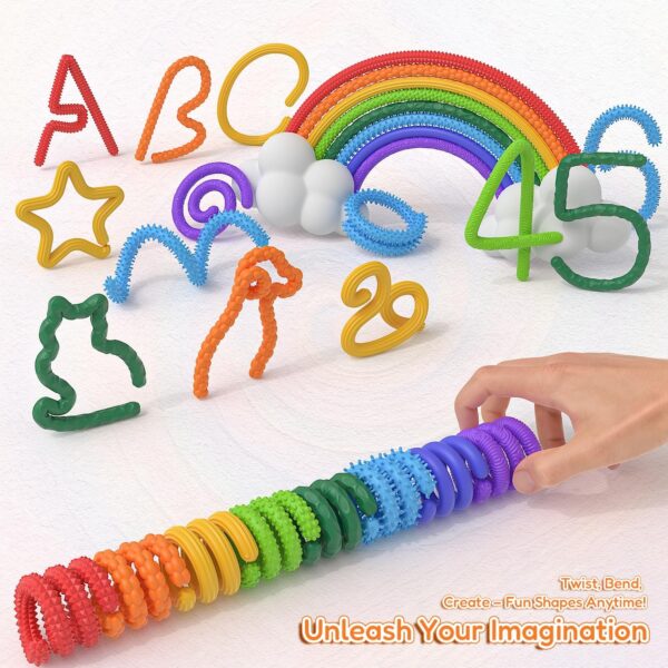 81hIkUpy06L._AC_SL1500_ VARILLAS FLEXIBLES SENSORIALES 8 UN - SENSORY STICKS