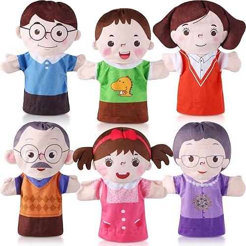 TITERES DE LA FAMILIA SET DE 6.  MIDEN 25 CM.