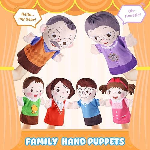 TITERES DE LA FAMILIA SET DE 6.  MIDEN 25 CM.