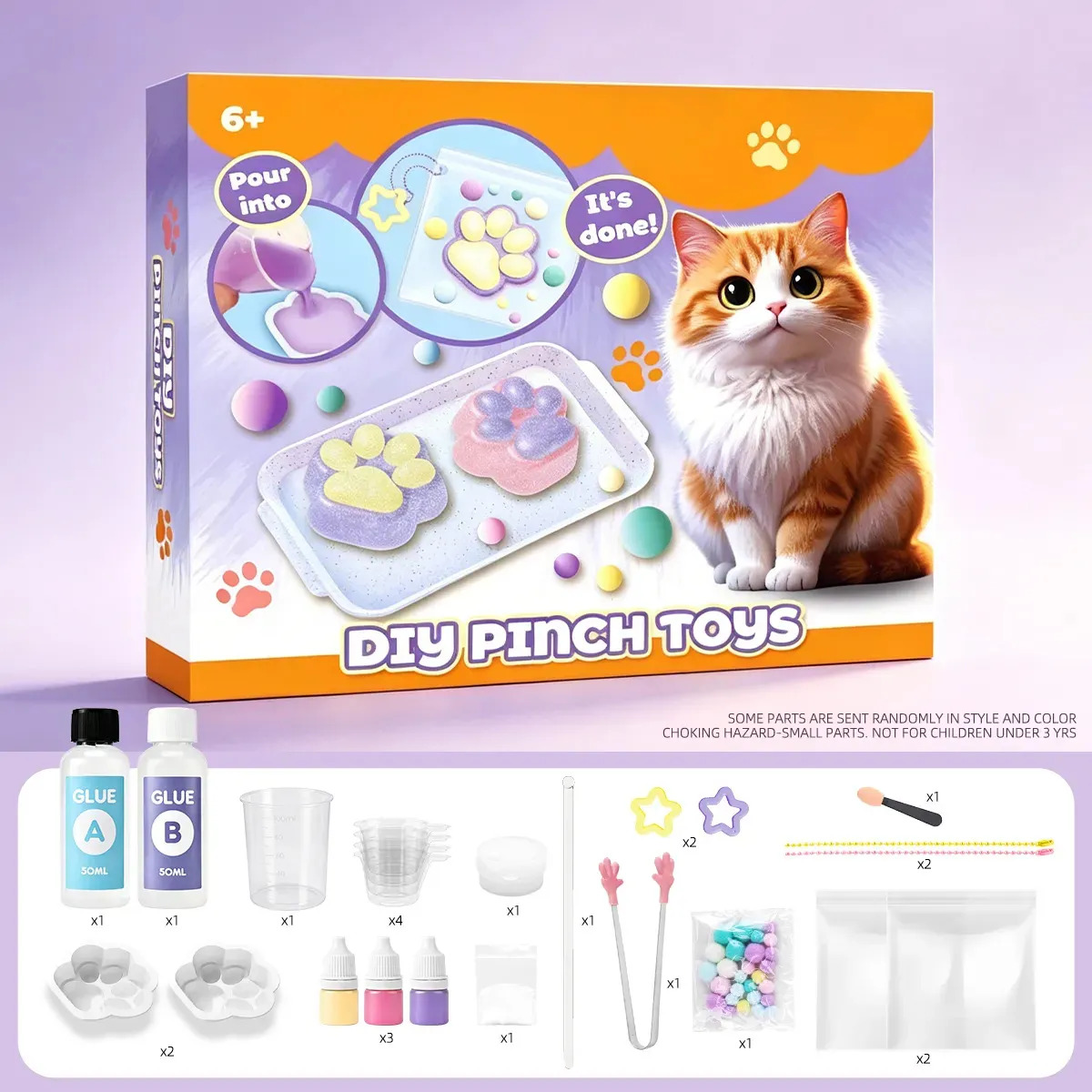 HUELLA DE GATOS SUAVECITOS- DIY PINCH TOYS