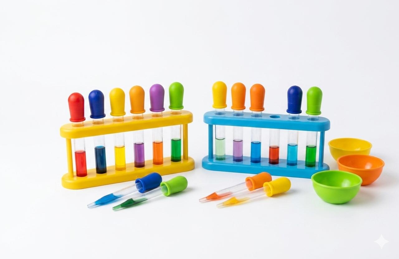 SET DE 6 GOTEROS DE 5ML Y ORGANIZADOR