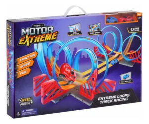 PISTA DE 8 AROS CON DOS CARROS - EXTREME LOOPS TRACK RACING