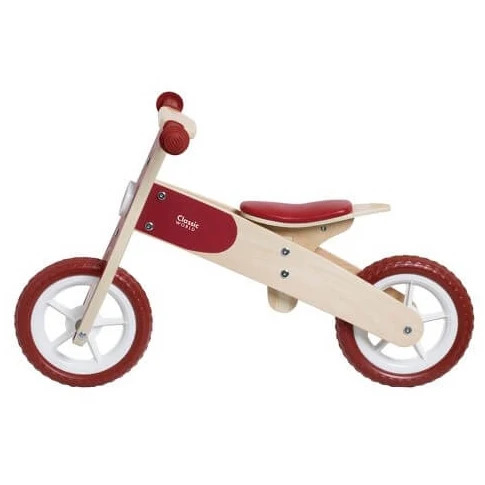 bicicleta-sin-pedales-classic-world-3 BICICLETA ROJA - BALANCE BIKE