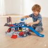 SET DE CARROS POLICIA 38 PZAS - PARKING POLICE