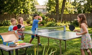 JUEGO DE TENIS DE MESA 9 PZAS - PING PONG GAME SET