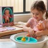 image_bac70135 MUNECA DE VINILO DE 26 CM CON BAÑERA Y PATITO - LOVE BABY
