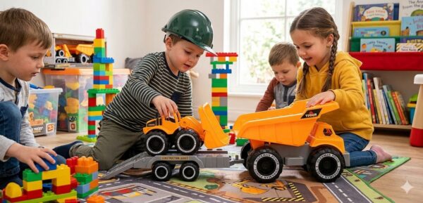 image_d36f2d31 SET DE 3 CARROS DE CONSTRUCCION - POWER DRIVE