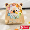 RELOJ DE MADERA OSO - TIC-TAC BEAR