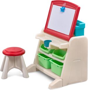 ESCRITORIO CON CABALLETE - FLIP AND DOODLE EASEL DESK WITH STOOL