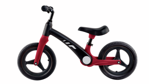 E1207_1 BICICLETA DE BALANCE ROJO Y NEGRO - LEARNER BALANCE BIKE