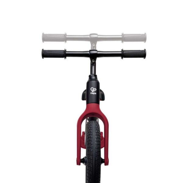 E1207_8 BICICLETA DE BALANCE ROJO Y NEGRO - LEARNER BALANCE BIKE