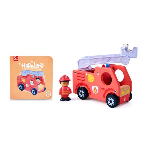 CARRO DE BOMBEROS CON LIBRO - THE ROARING FIRE TRUCK