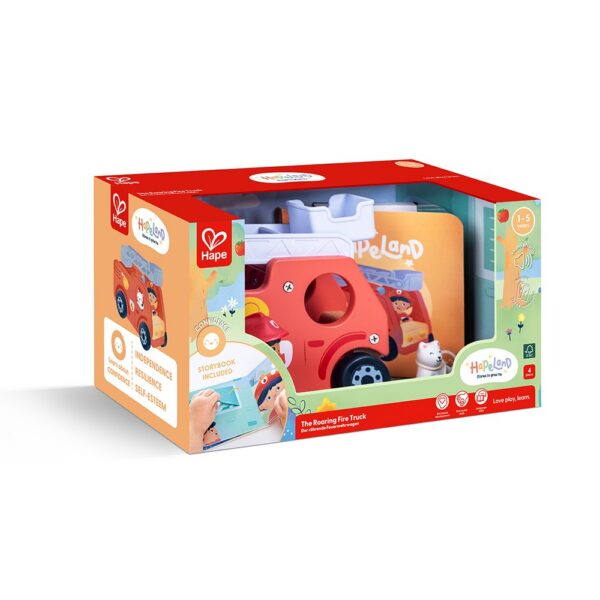 CARRO DE BOMBEROS CON LIBRO - THE ROARING FIRE TRUCK