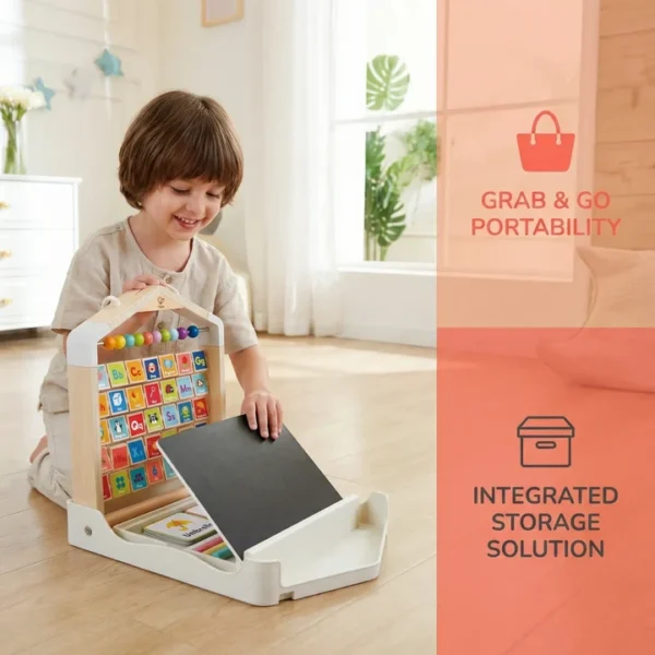 Hape-Alphabet-Learning-Pack-Hape-63552138 PIZARA APRENDIENDO DEL ALFABETO - ALPHABET LEARNING PACK
