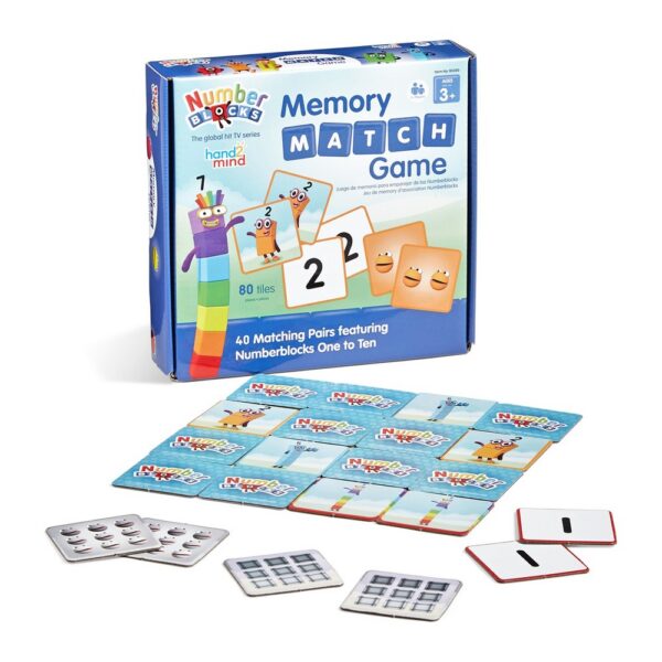 h2m-95399_1 NUMBERBLOCKS MEMORY MATCH GAME