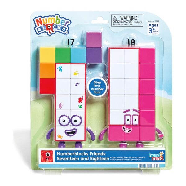 h2m-97855_1 PERSONAJES 17 Y 18 - NUMBERBLOCKS SEVENTEEN AND EIGHTEEN