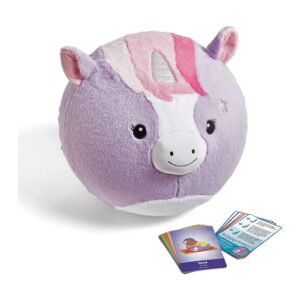 h2m-99032_1 PELOTA UNICORNIO PELUCHE - YOGA BALL BUDDY-UNICORN
